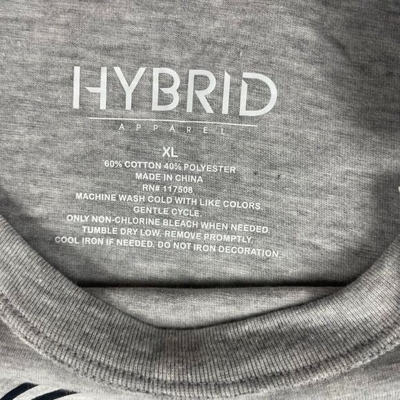 Hybrid Apparel Women's X-Large Gray Mommy Needs Caffeine Graphic SL Shirt XL - Picture 3 of 8